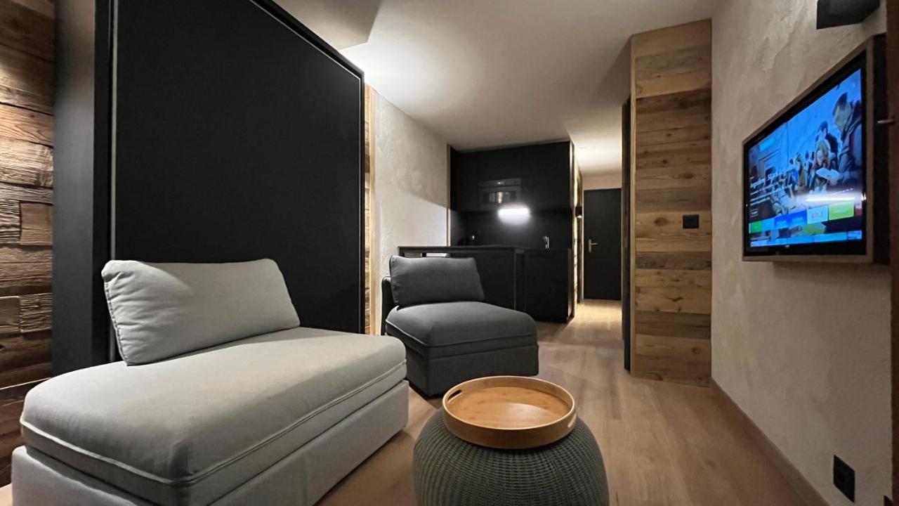 Les Cerfs - Appartement & Studio - Anzere Bagian luar foto