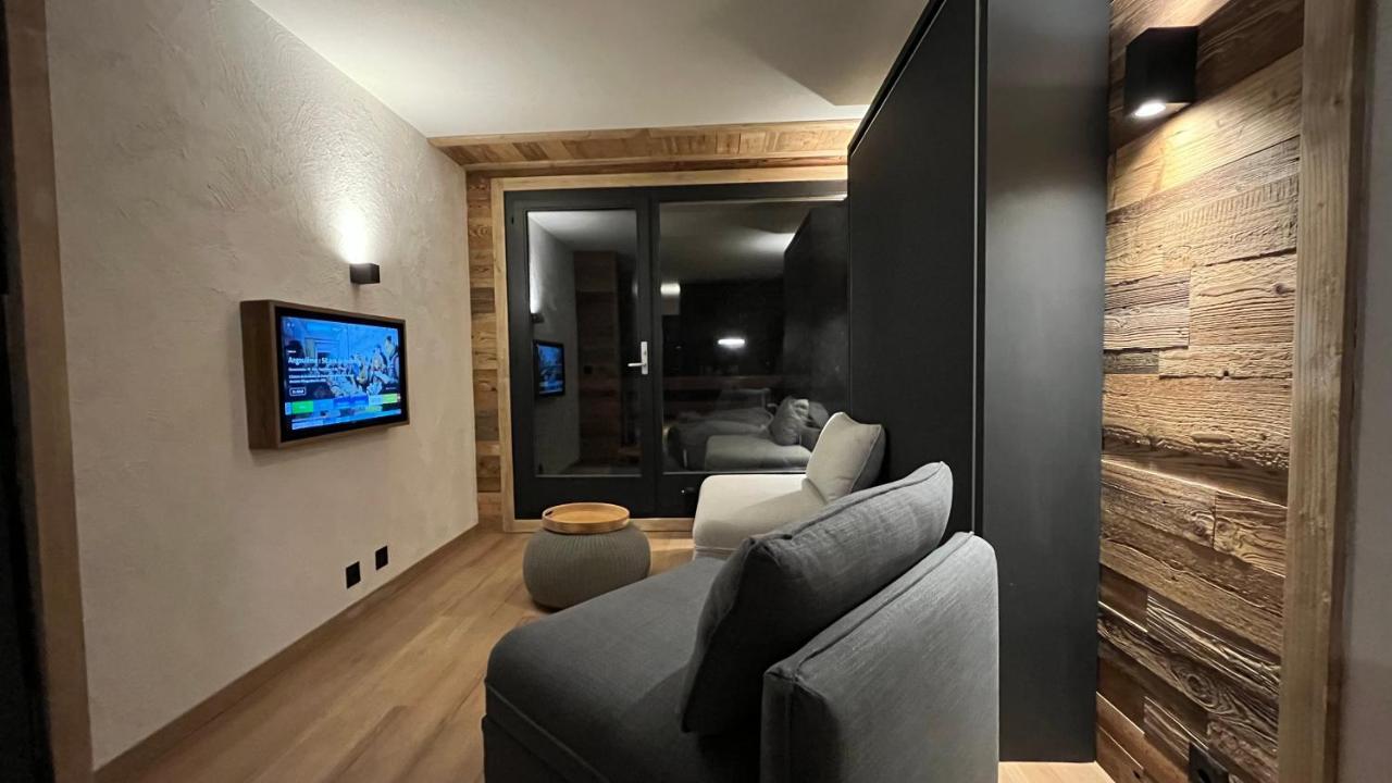 Les Cerfs - Appartement & Studio - Anzere Bagian luar foto