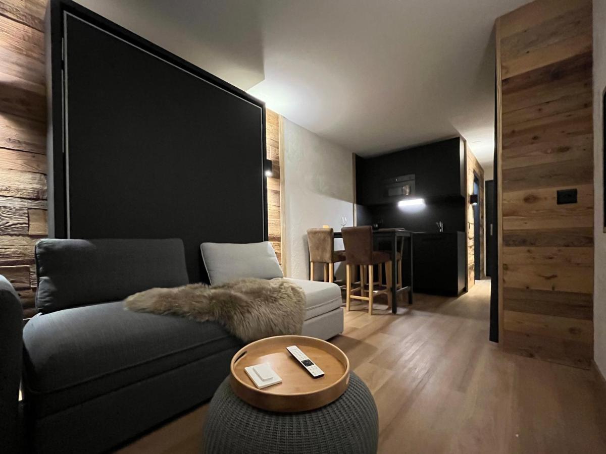 Les Cerfs - Appartement & Studio - Anzere Bagian luar foto