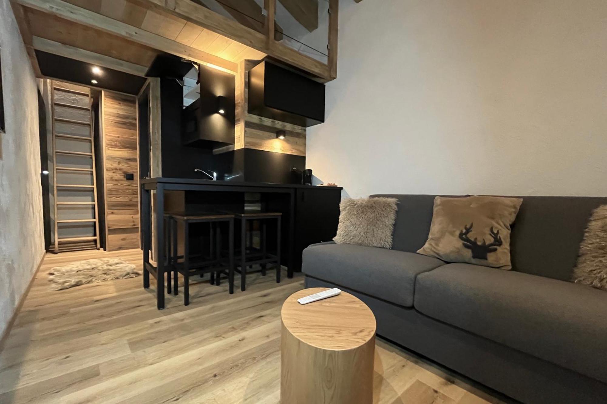 Les Cerfs - Appartement & Studio - Anzere Bagian luar foto