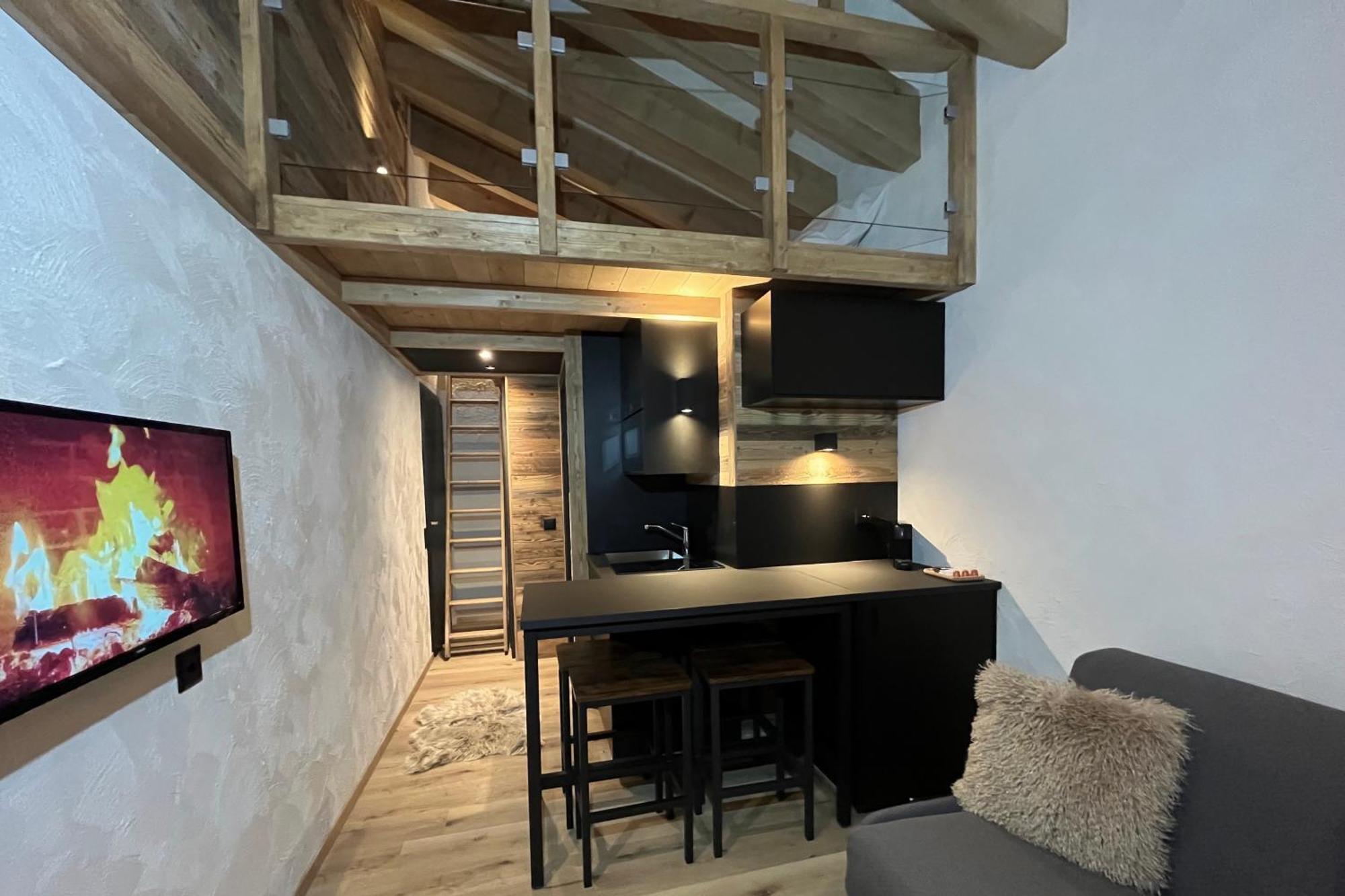 Les Cerfs - Appartement & Studio - Anzere Bagian luar foto
